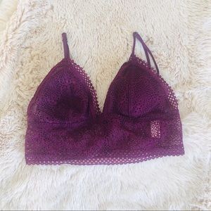 Victoria’s Secret lace bralette removable padding